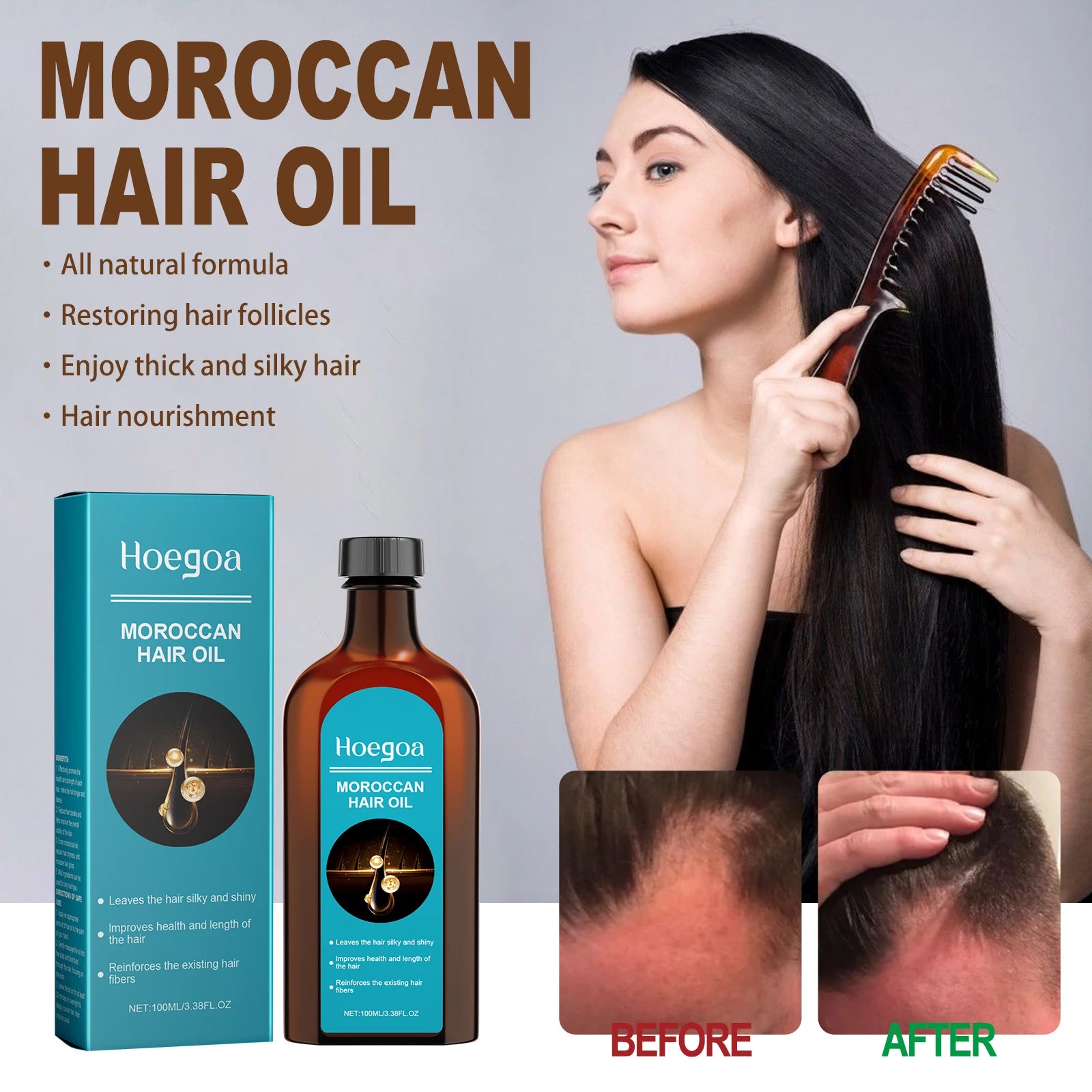 Moroccan Argan Hair Oil – Repair & Stimulate Hair Growth