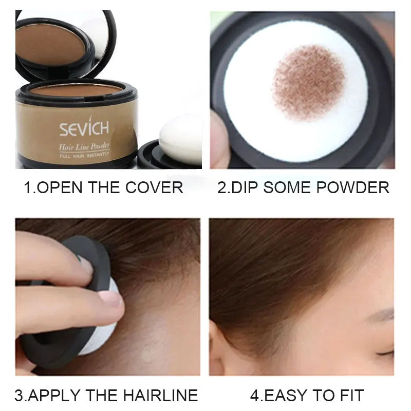 Hairline Shadow Powder – 4g Natural Hair Concealer