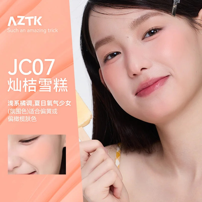 AZTK Liquid Blush – Long-Lasting Moisturizing Cheek Color