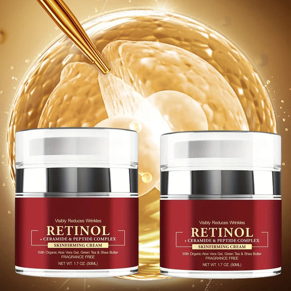 Instant Retinol Cream – Anti-Aging Wrinkle Remover & Firming