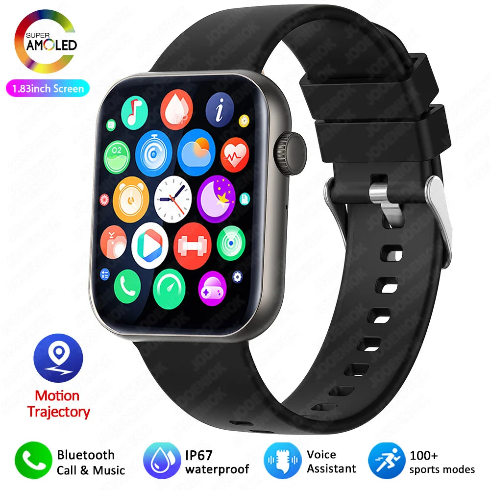 2025 Women’s Smartwatch – Full Touch, Bluetooth Call & Heart Rate