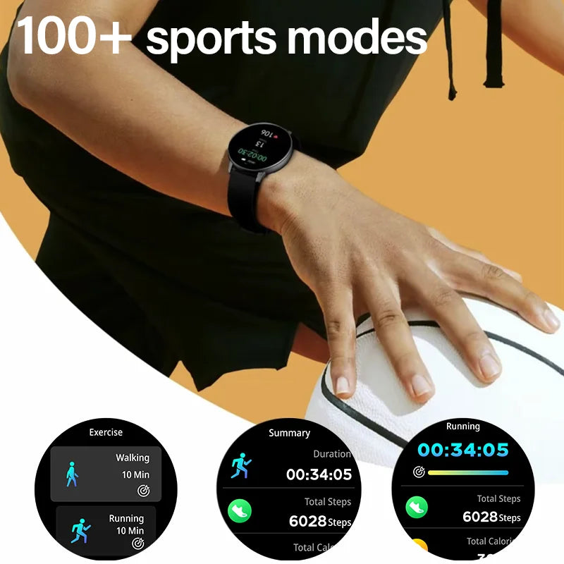 2025 Smartwatch – Heart Rate & Sleep Monitor for Women