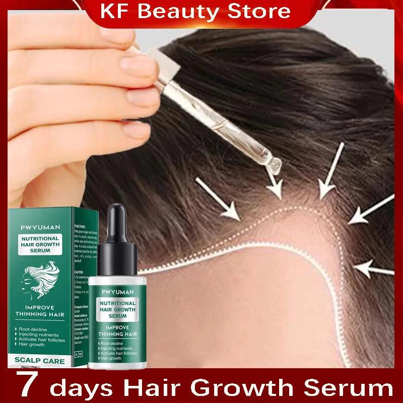 Ginger Hair Growth Serum – 7-Day Fast Hair Regrowth & Anti-Hair Loss