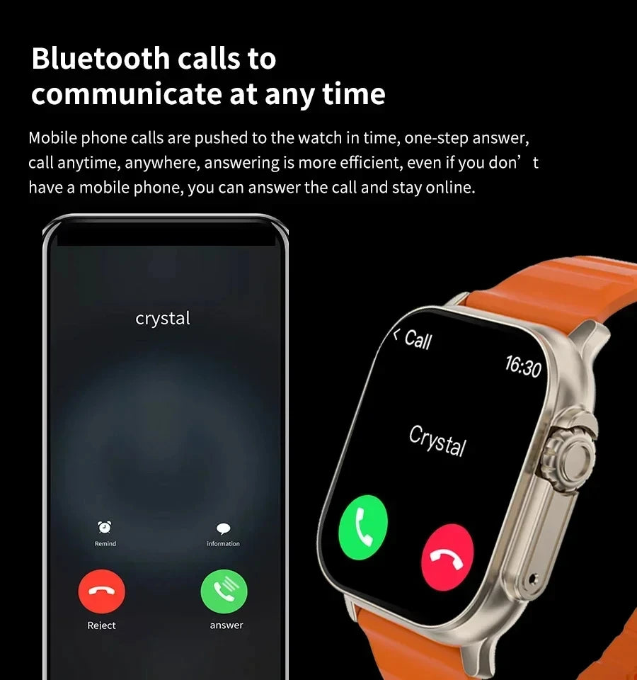 Bluetooth Smartwatch – Heart Rate & Message Alerts