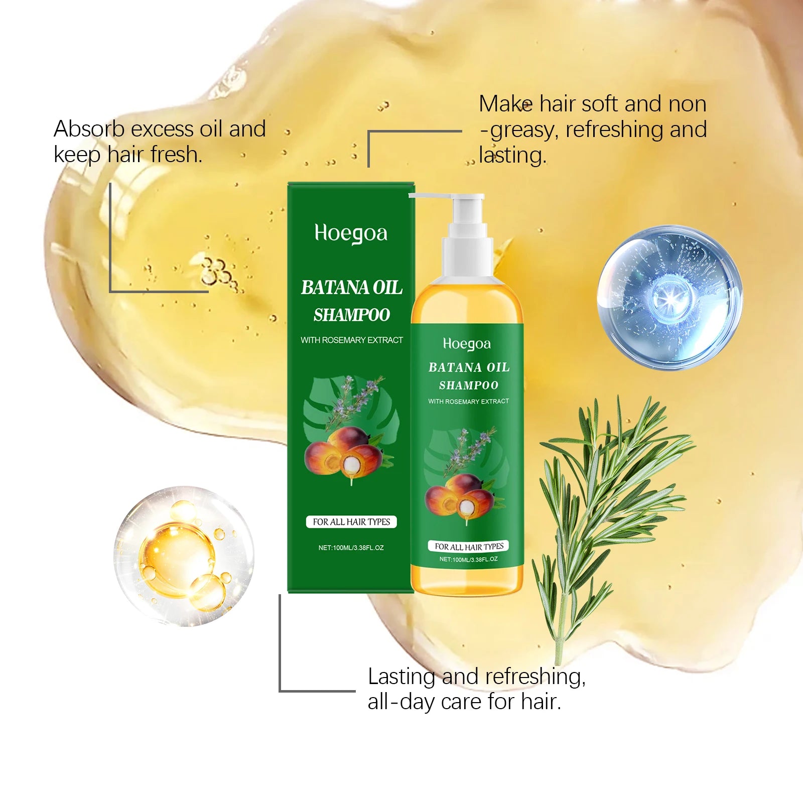 Batana Oil Hair Booster Shampoo – Oil Control & Dandruff Care
