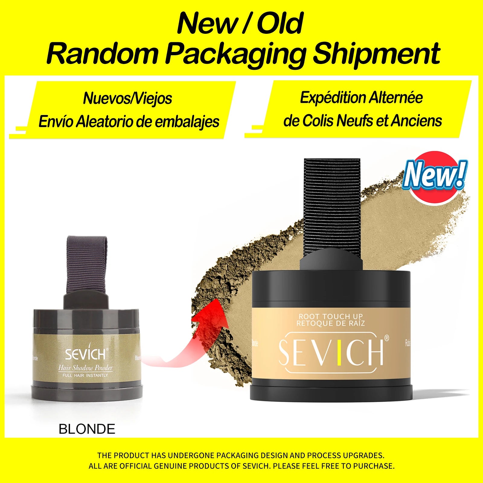 Hairline Shadow Powder – 4g Natural Hair Concealer