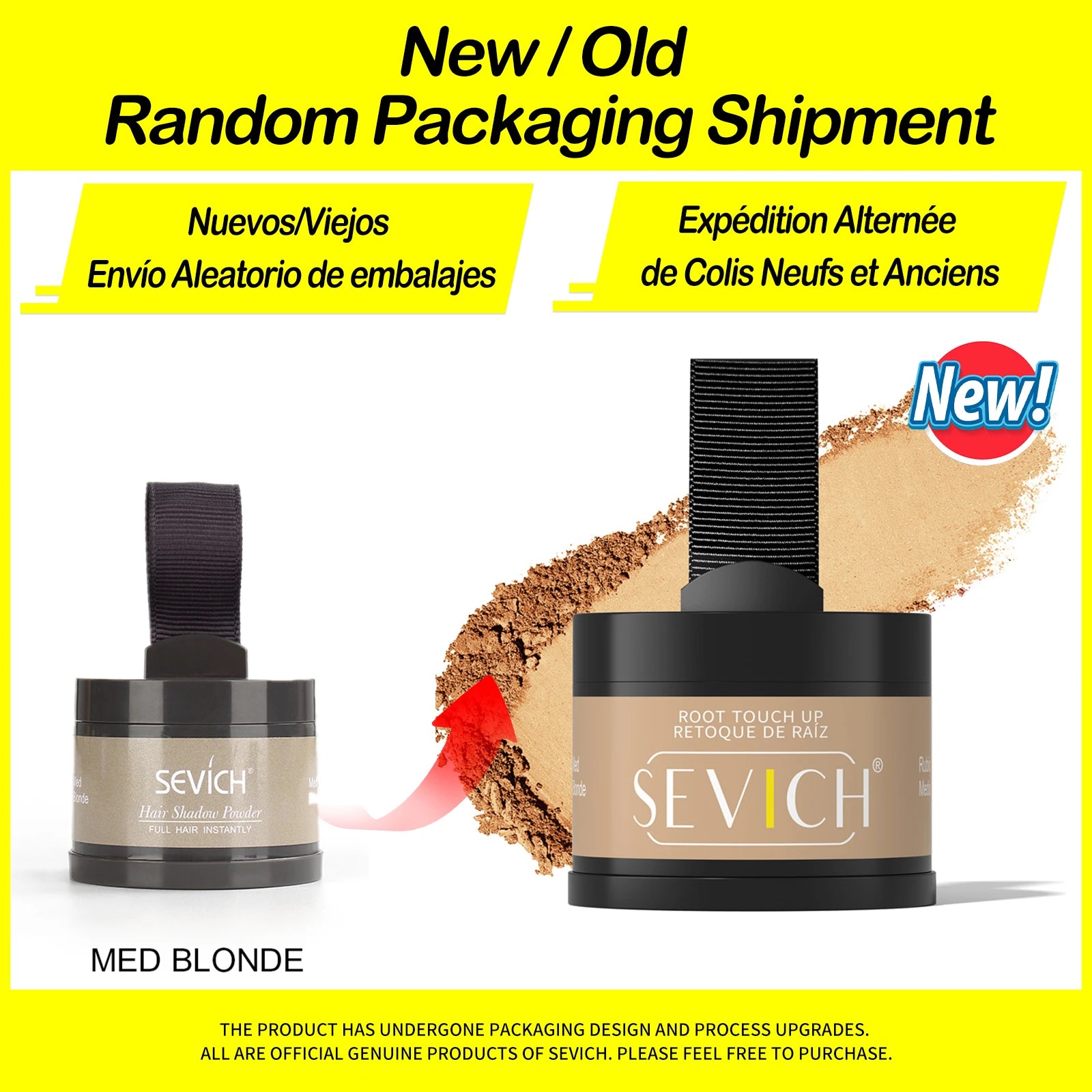 Hairline Shadow Powder – 4g Natural Hair Concealer