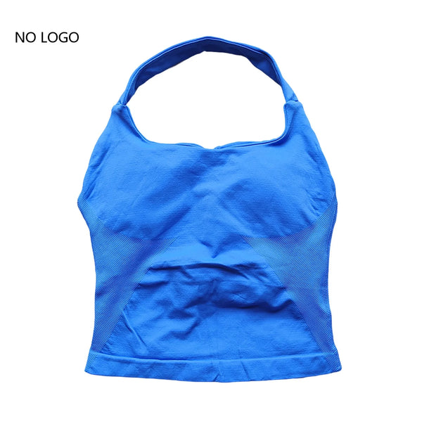 Women’s Halter Gym Vest – Push-Up & Backless