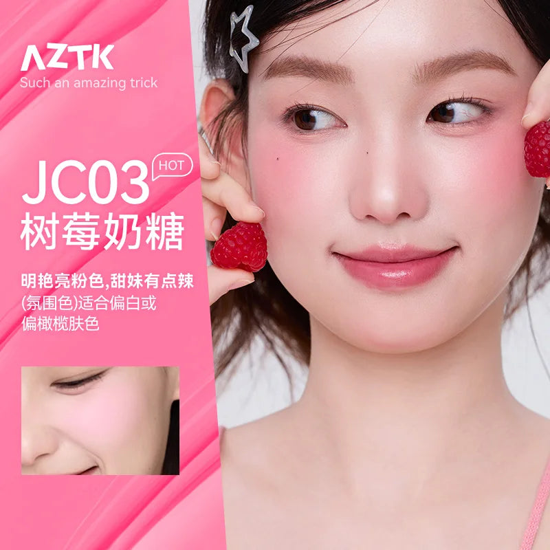 AZTK Liquid Blush – Long-Lasting Moisturizing Cheek Color