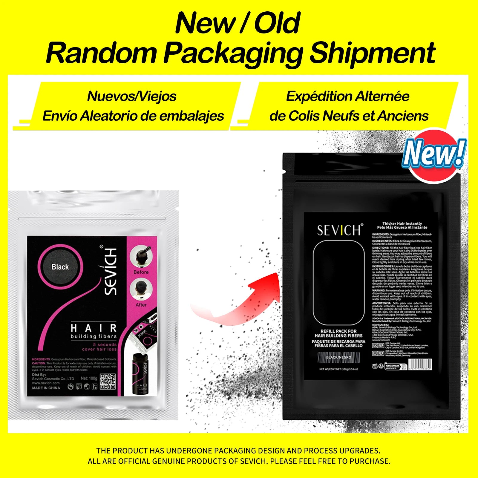 Keratin Hair Fiber 100g – Thickening & Hair Loss Concealer