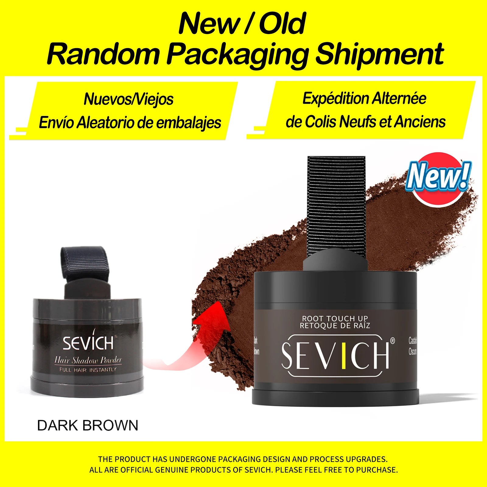 Hairline Shadow Powder – 4g Natural Hair Concealer