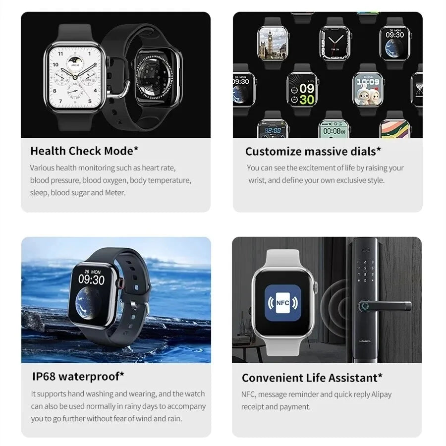 IW9 Smartwatch – GPS, Bluetooth Call & Waterproof