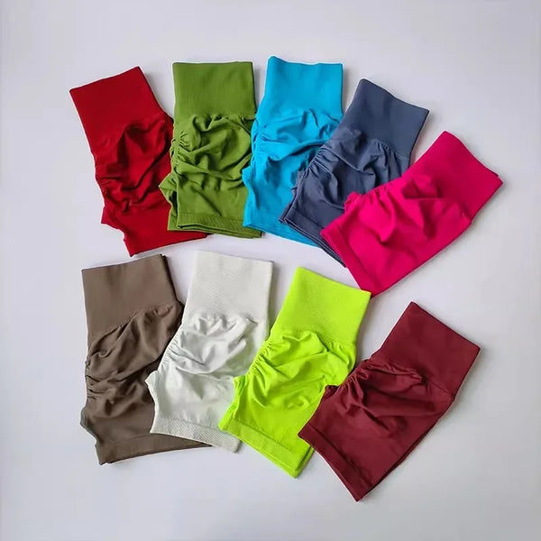 Women’s High-Waist Yoga Shorts – Breathable Butt Lift