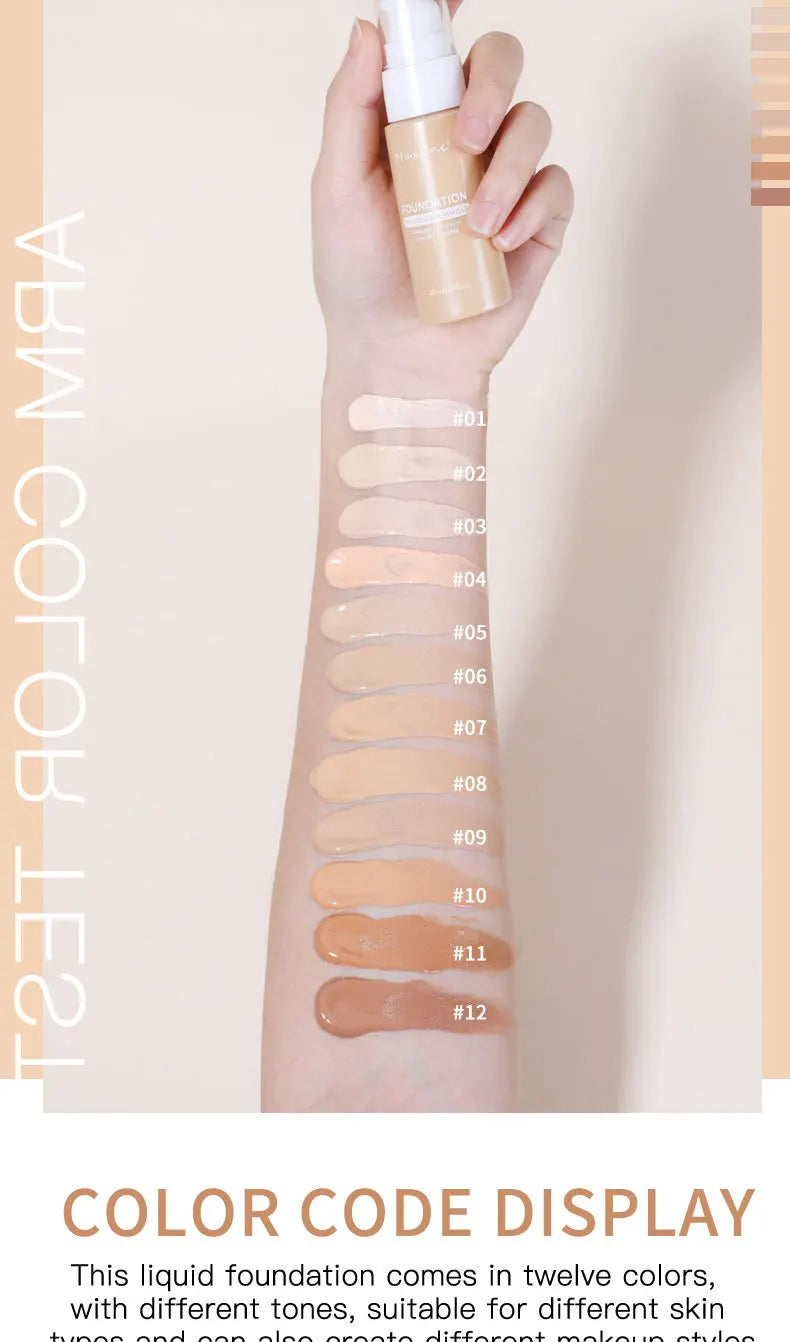 Liquid Foundation – Waterproof & Sweat-Resistant Concealer