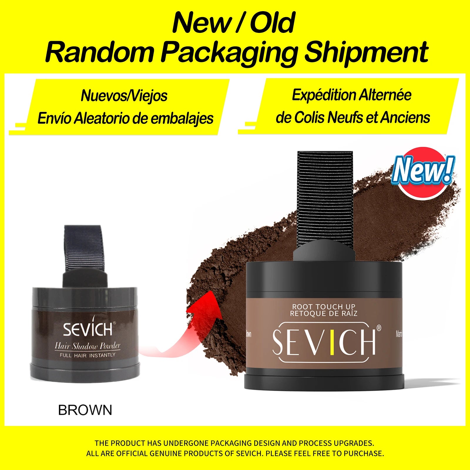 Hairline Shadow Powder – 4g Natural Hair Concealer