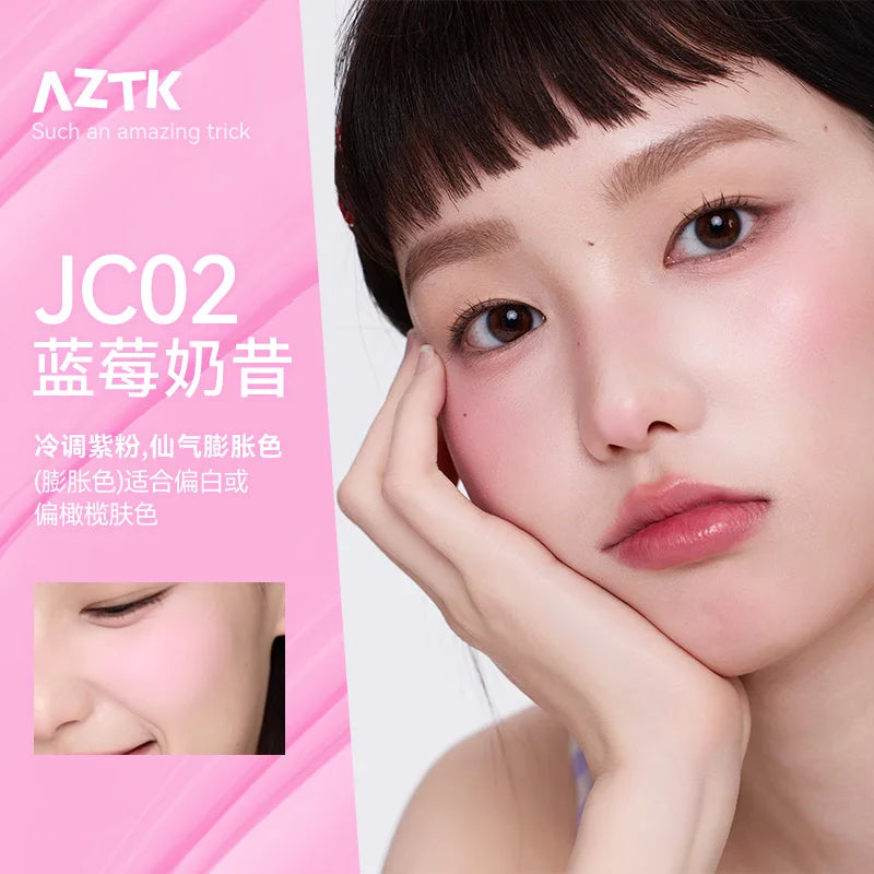 AZTK Liquid Blush – Long-Lasting Moisturizing Cheek Color
