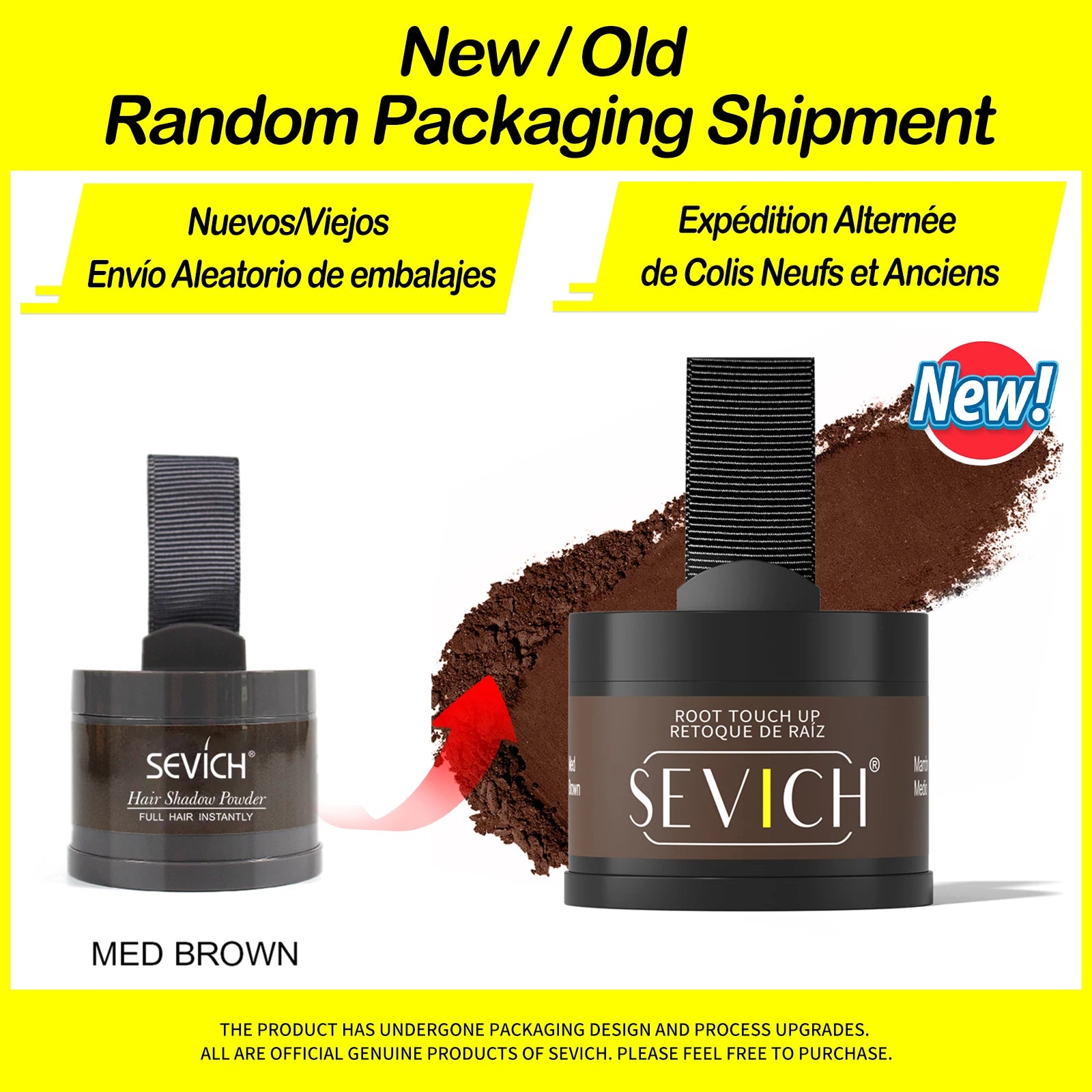 Hairline Shadow Powder – 4g Natural Hair Concealer