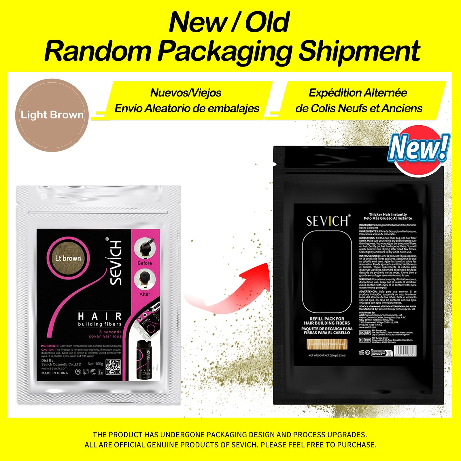 Keratin Hair Fiber 100g – Thickening & Hair Loss Concealer