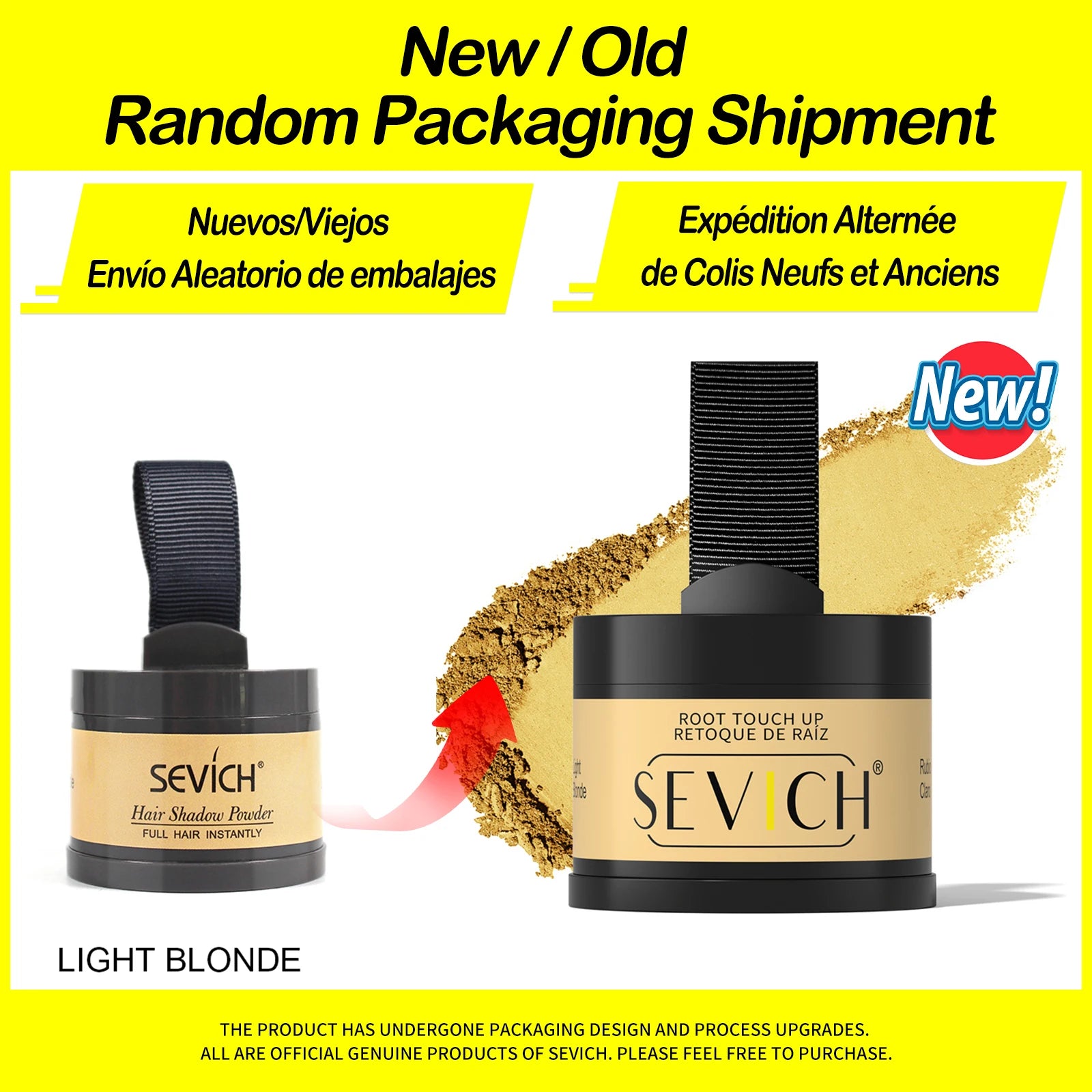 Hairline Shadow Powder – 4g Natural Hair Concealer