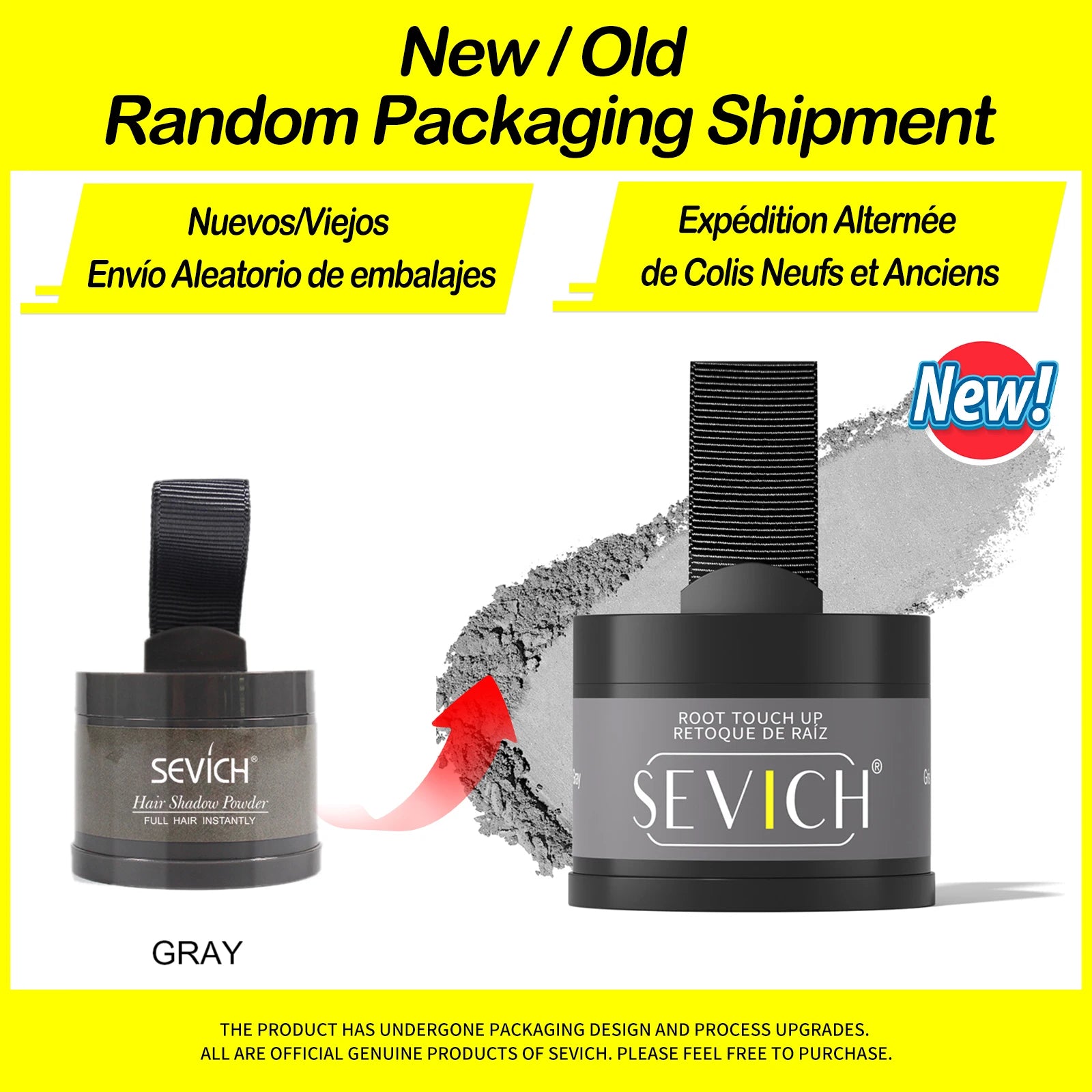 Hairline Shadow Powder – 4g Natural Hair Concealer