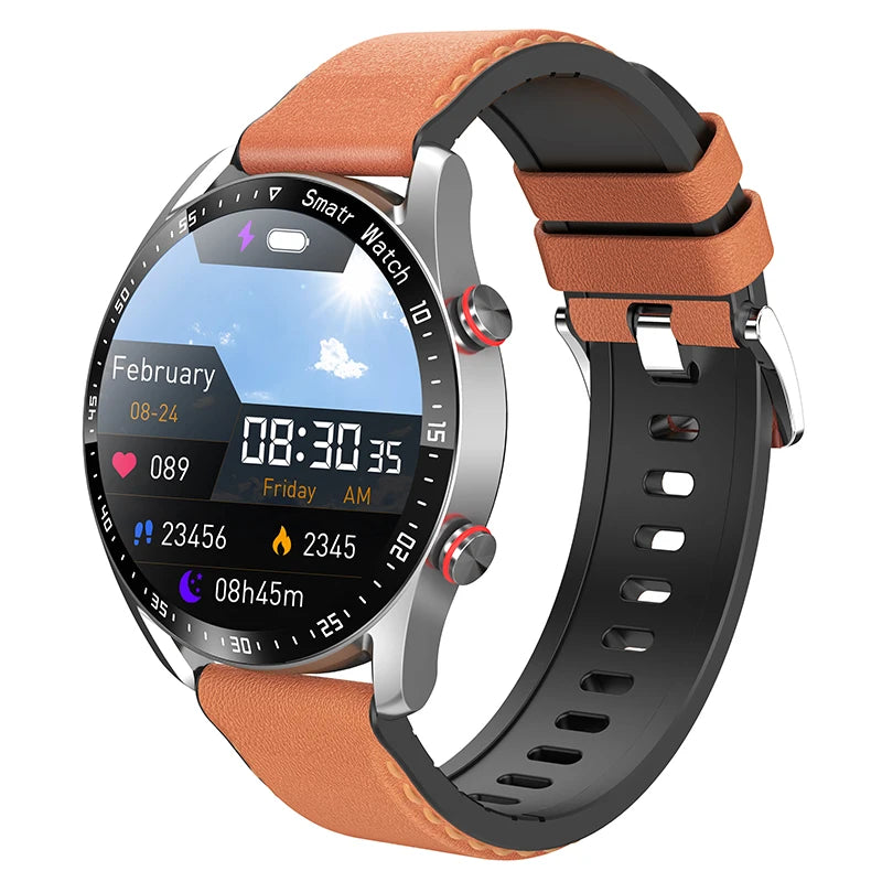 ECG+PPG Smartwatch – Bluetooth Call & Health Tracker