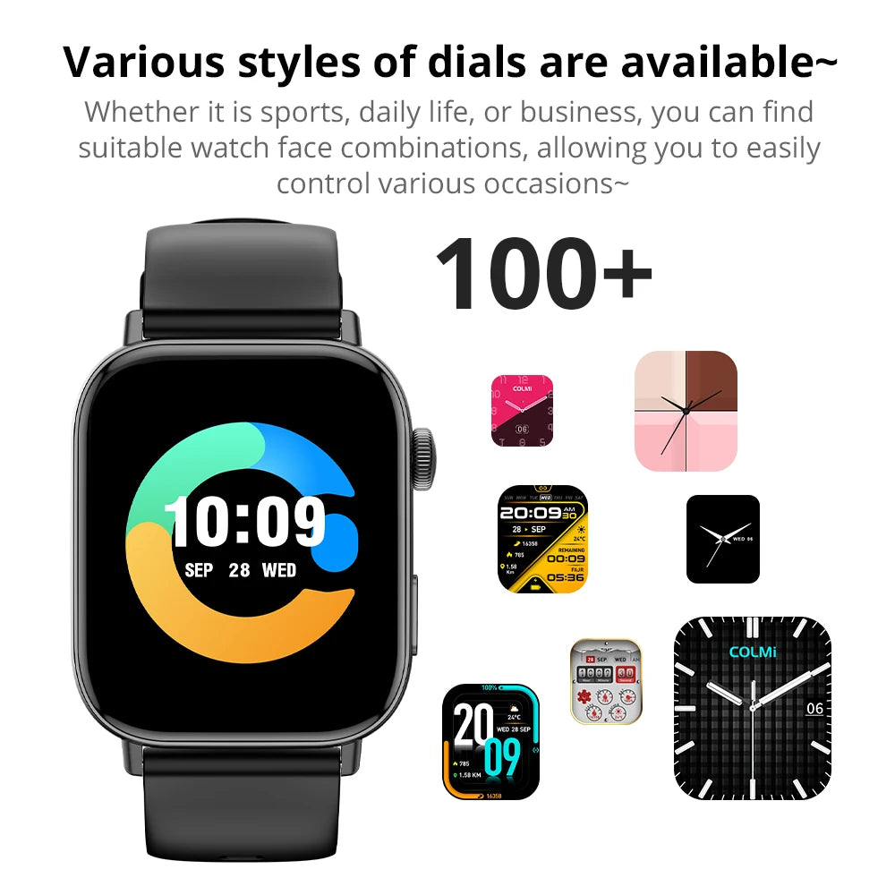 C8 Max Smartwatch – Voice Calling & HD Fitness Tracker