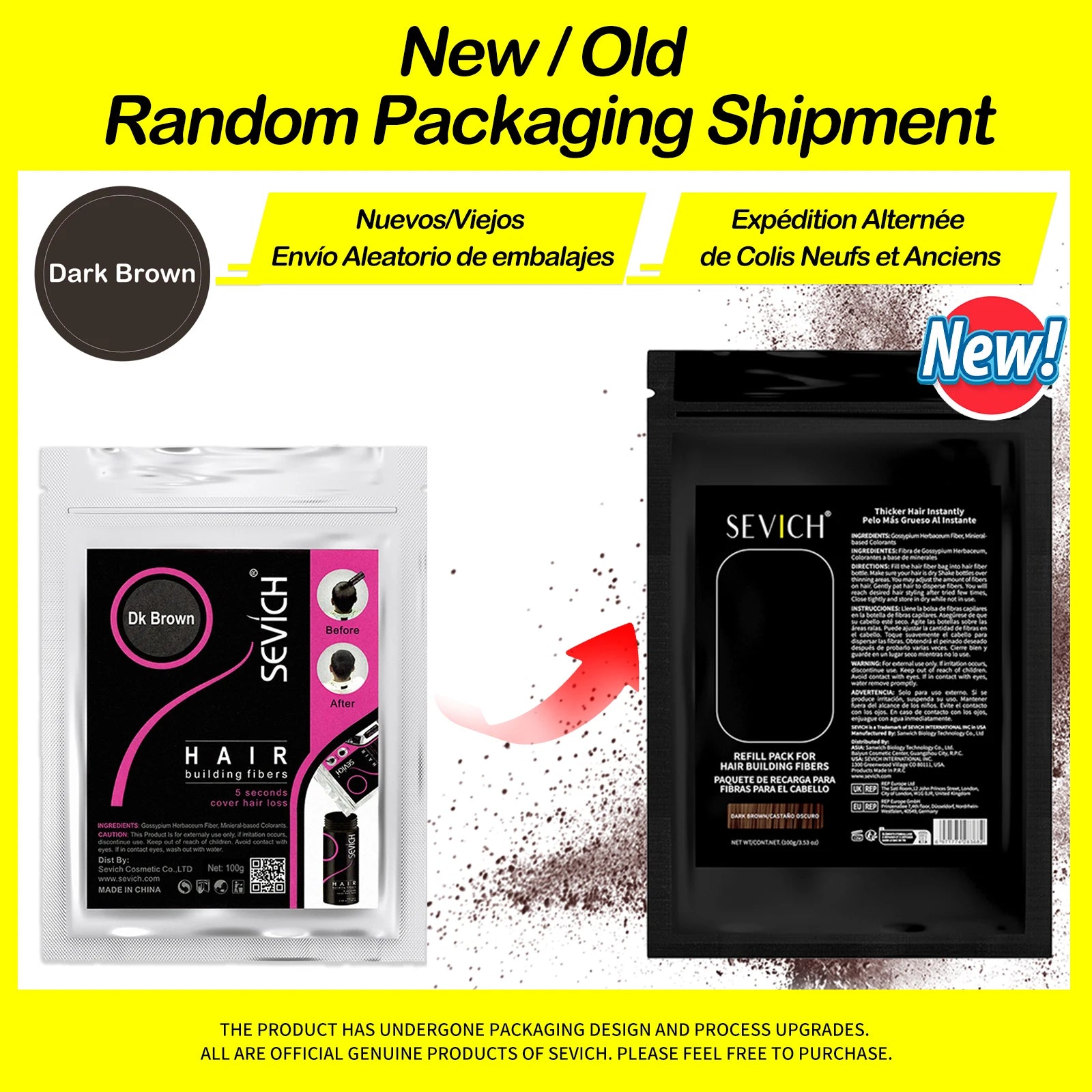 Keratin Hair Fiber 100g – Thickening & Hair Loss Concealer