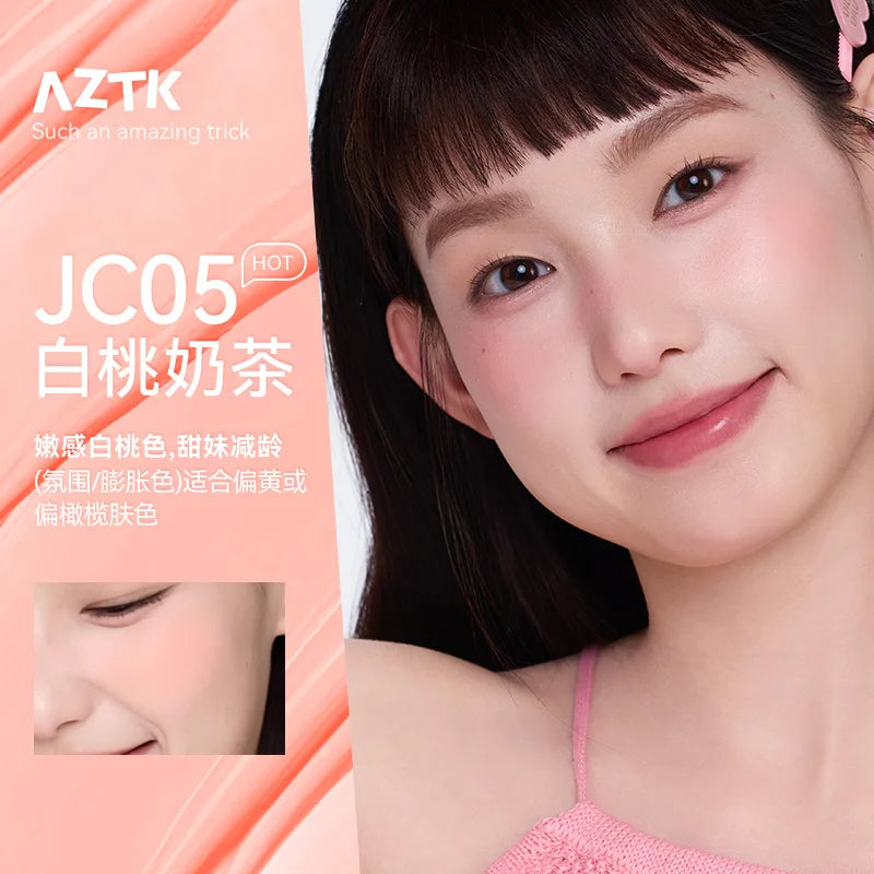 AZTK Liquid Blush – Long-Lasting Moisturizing Cheek Color