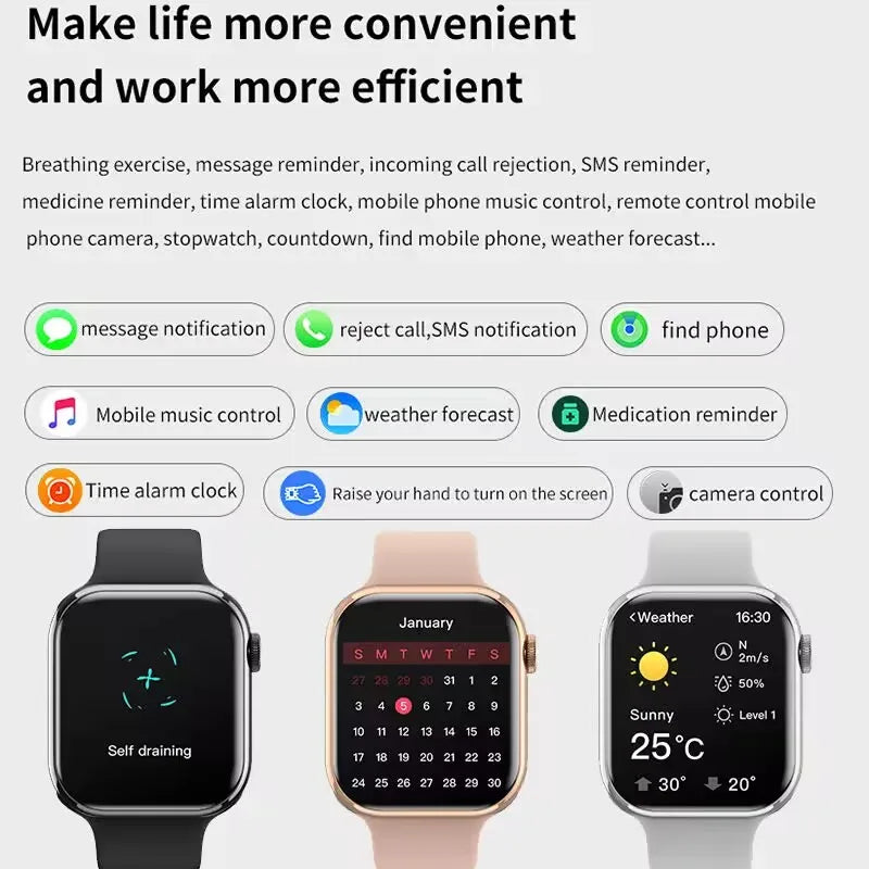 IW9 Smartwatch – GPS, Bluetooth Call & Waterproof