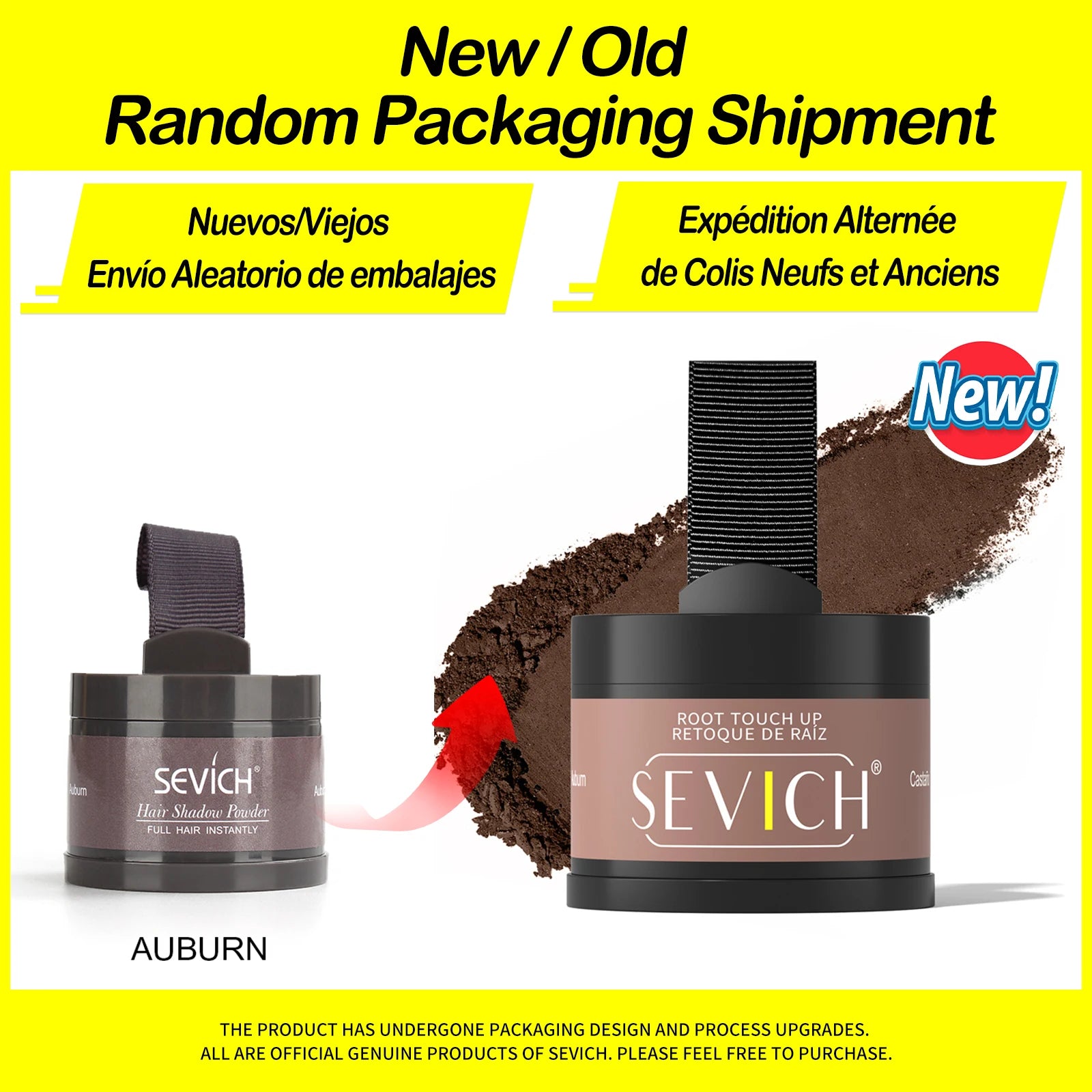 Hairline Shadow Powder – 4g Natural Hair Concealer