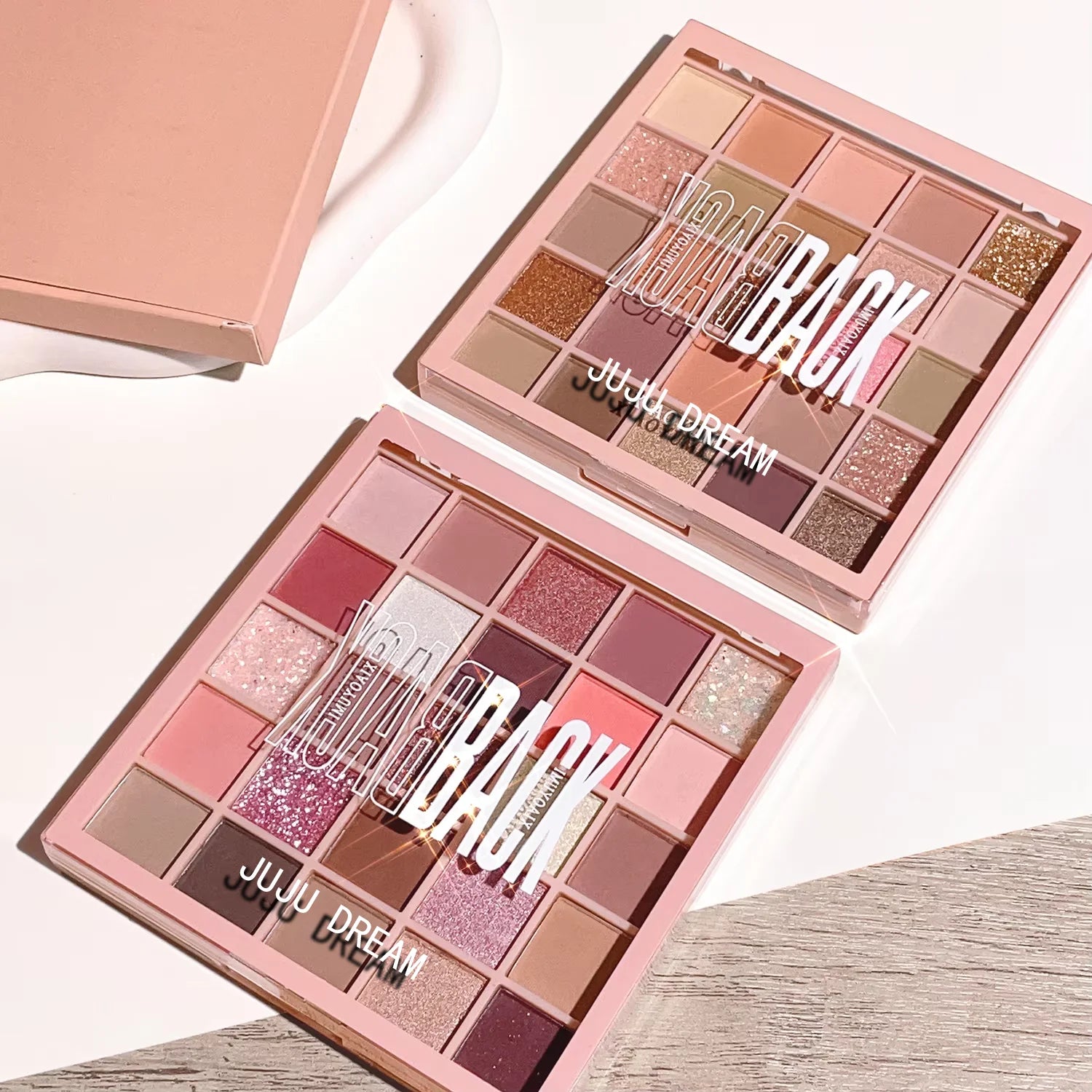 25-Color Eyeshadow Palette – Oatmeal Milk Tea Shades