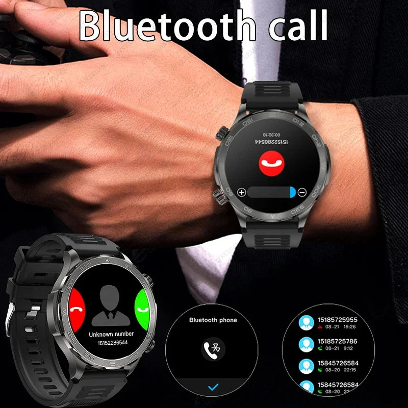 2025 Bluetooth Smartwatch – AMOLED HD, Heart Rate & GPS