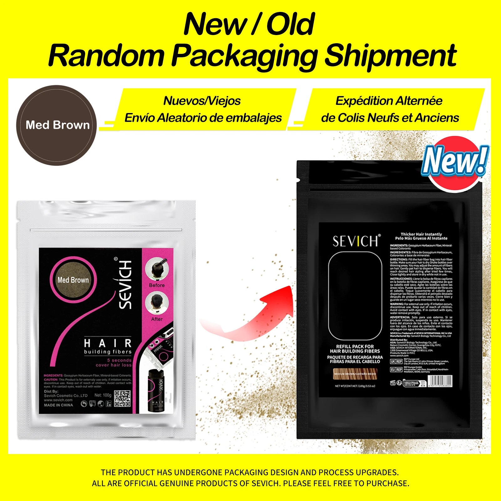 Keratin Hair Fiber 100g – Thickening & Hair Loss Concealer