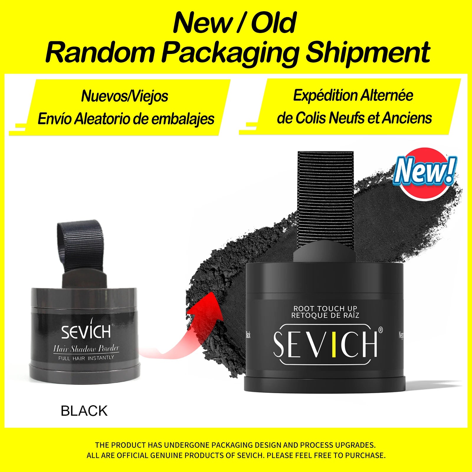 Hairline Shadow Powder – 4g Natural Hair Concealer