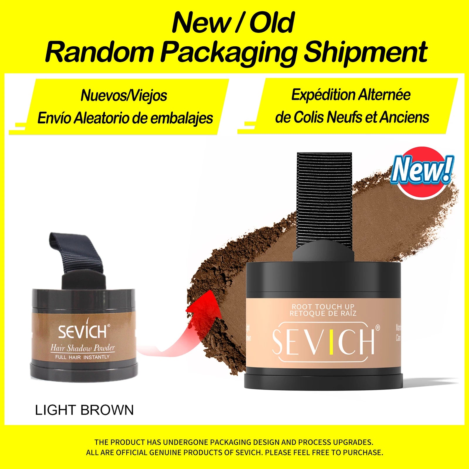 Hairline Shadow Powder – 4g Natural Hair Concealer