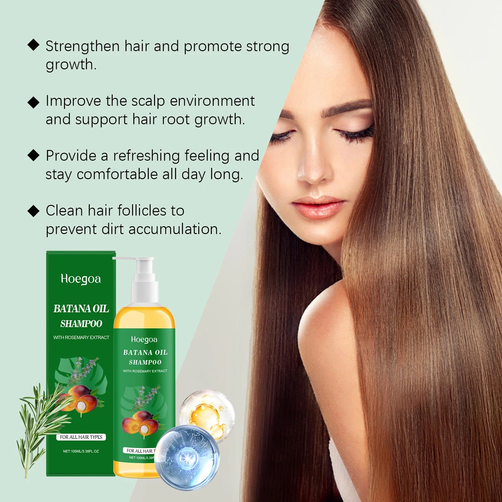 Batana Oil Hair Booster Shampoo – Oil Control & Dandruff Care