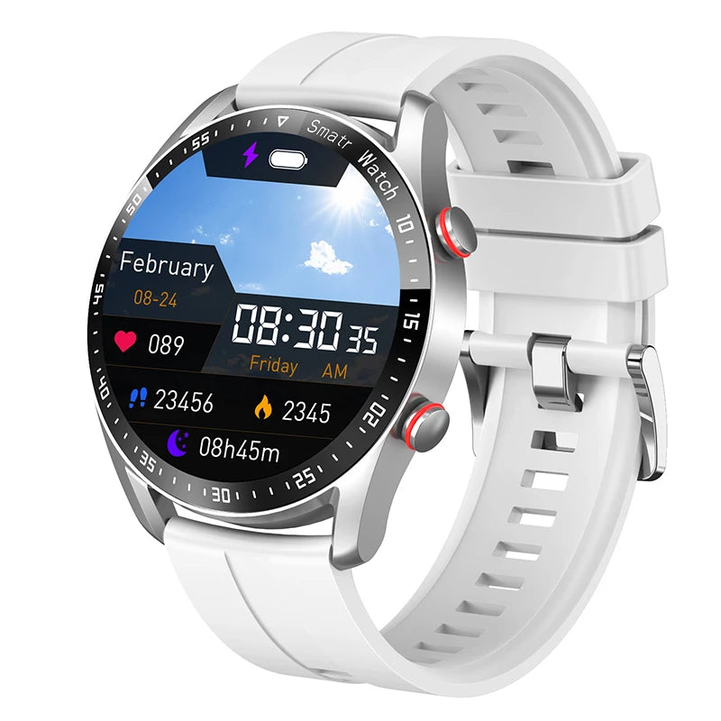 ECG+PPG Smartwatch – Bluetooth Call & Health Tracker